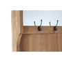 DKD Home Decor Recibidor de Pino Reciclado con Espejo Natural