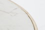 DKD Home Decor Mesa Centro Hierro y Mármol Dorado y Blanco 87 x 87 x 51.5 cm