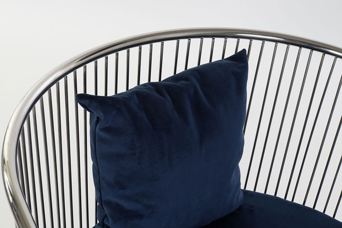 DKD Home Decor Butaca Moderno Azul Marino 69 x 70 x 66 cm DKD Home Decor Butaca Moderno Azul Marino 69 x 70 x 66 cm