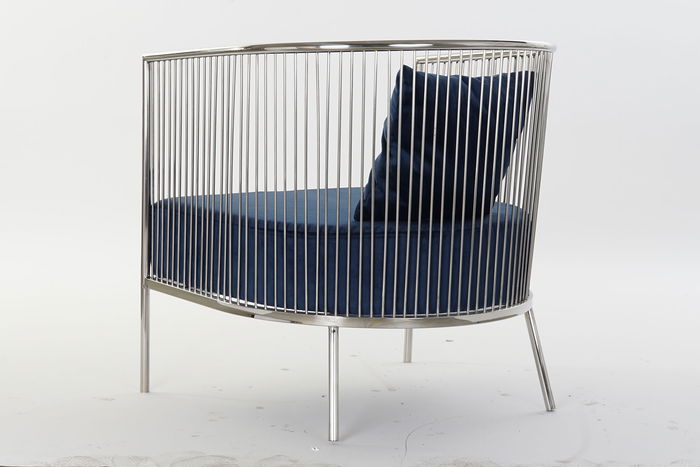 DKD Home Decor Butaca Moderno Azul Marino 69 x 70 x 66 cm DKD Home Decor Butaca Moderno Azul Marino 69 x 70 x 66 cm