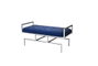DKD Home Decor Descalzadora de Terciopelo Azul