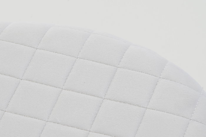 Reposapies Moderno DKD Home Decor Blanco 41 x 41 x 41 cm