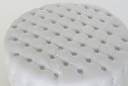 DKD Home Decor Reposapies Moderno Blanco 78 x 40 x 78 cm