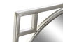 DKD Home Decor Espejo Oriental Plateado Acero y Cristal 70 x 70 x 2 cm