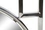 DKD Home Decor Espejo Oriental Plateado Acero y Cristal 70 x 70 x 2 cm