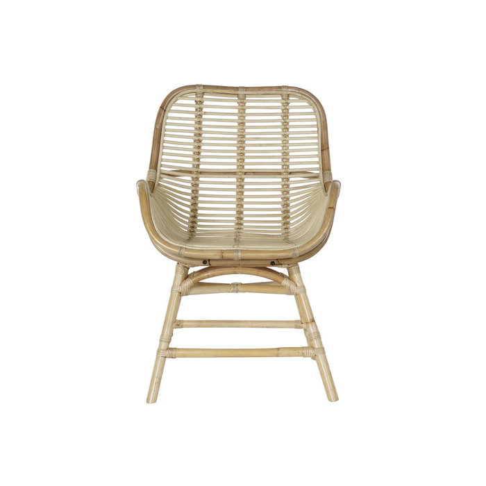 DKD Home Decor Silla de Ratán Natural 62x62x92 cm