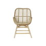 DKD Home Decor Silla de Ratán Natural 62x62x92 cm