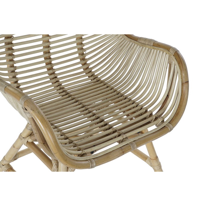 DKD Home Decor Silla de Ratán Natural 62x62x92 cm