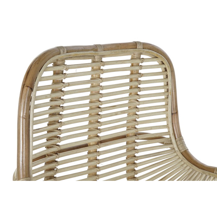 DKD Home Decor Silla de Ratán Natural 62x62x92 cm