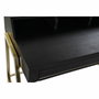 DKD Home Decor Escritorio Home Office Negro Dorado 119 x 70 x 93.5 cm