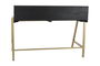 DKD Home Decor Escritorio Home Office Negro Dorado 119 x 70 x 93.5 cm