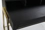 DKD Home Decor Escritorio Home Office Negro Dorado 119 x 70 x 93.5 cm