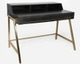 DKD Home Decor Escritorio Mango y Metal Negro 119x70x93,5 cm