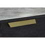 DKD Home Decor Buffet Mango Negro y Dorado 145x41x77 cm