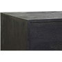 DKD Home Decor Buffet Mango Negro y Dorado 145x41x77 cm