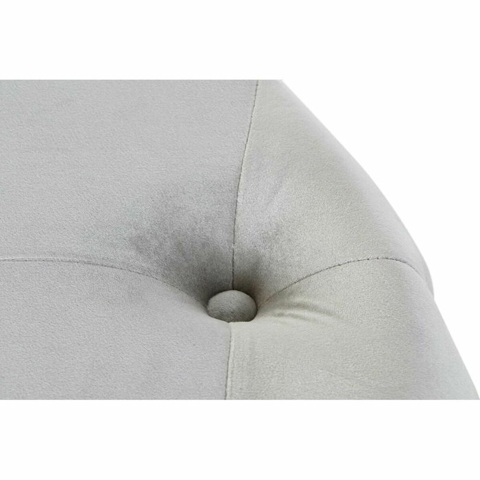 DKD Home Decor Set de 2 Reposapiés de Terciopelo Gris DKD Home Decor Set de 2 Reposapiés de Terciopelo Gris