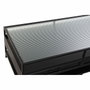 DKD Home Decor Mesa Centro Loft Negro Metal Cristal 120 x 60 x 40 cm
