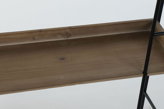 Estanteria Vintage DKD Home Decor Natural Negro 18 x 107 x 60 cm Estanteria Vintage DKD Home Decor Natural Negro 18 x 107 x 60 cm