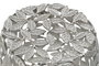 DKD Home Decor Mesita Auxiliar Plateado Aluminio 40 x 45 x 40 cm