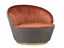 DKD Home Decor Butaca Sixties Marron Negro 66 x 85 x 69 cm