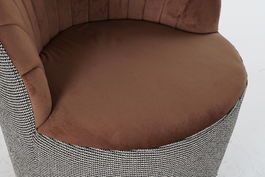 DKD Home Decor Butaca Sixties Marron Negro 66 x 85 x 69 cm