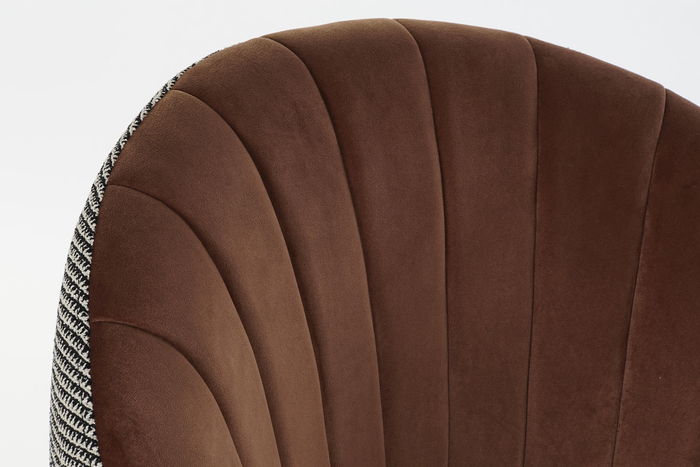 DKD Home Decor Butaca Sixties Marron Negro 66 x 85 x 69 cm DKD Home Decor Butaca Sixties Marron Negro 66 x 85 x 69 cm