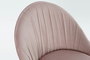 DKD Home Decor Silla Glam Rosa 60 x 85 x 60 cm