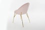 DKD Home Decor Silla Glam Rosa 60 x 85 x 60 cm
