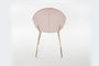 DKD Home Decor Silla Glam Rosa 60 x 85 x 60 cm
