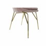 DKD Home Decor Silla Velvet Metal Rosa