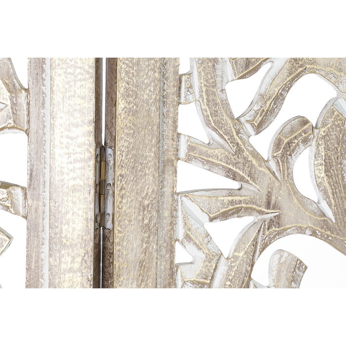 DKD Home Decor Biombo Indio Natural Mango 2.5 x 182 x 153 cm