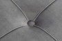 DKD Home Decor Descalzadora de Terciopelo Gris y Dorado