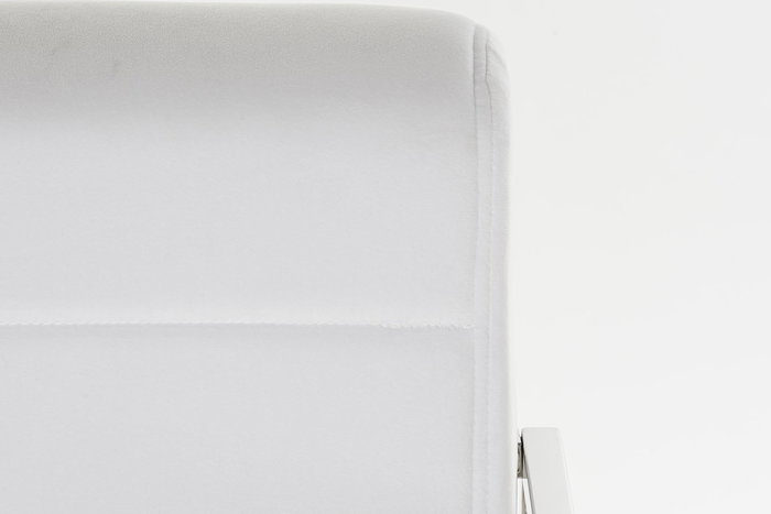 DKD Home Decor Butaca Blanco Acero y Poliester 68 x 92 x 56 cm