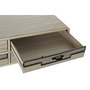 DKD Home Decor Mueble TV Paulownia y Metal Natural 115x61x43