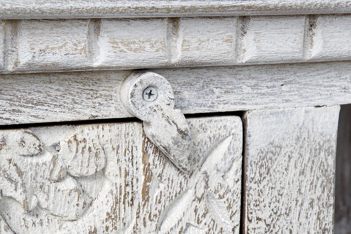 DKD Home Decor Mueble TV Arabe Blanco 160 x 65 x 40 cm