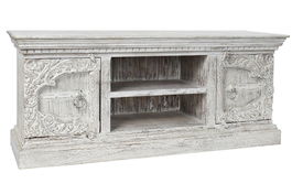 DKD Home Decor Mueble TV Arabe Blanco 160 x 65 x 40 cm