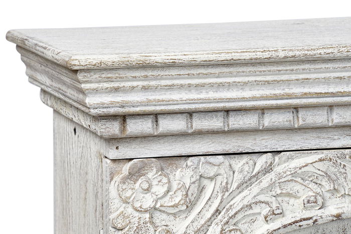 DKD Home Decor Mueble TV Arabe Blanco 160 x 65 x 40 cm