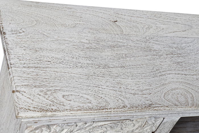 DKD Home Decor Mueble TV Arabe Blanco 160 x 65 x 40 cm