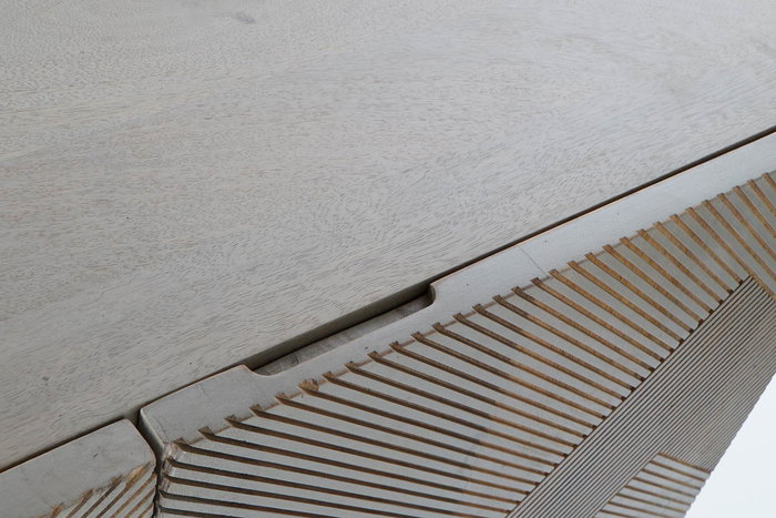 DKD Home Decor Buffet Gris Dorado 45 x 75 x 160 cm