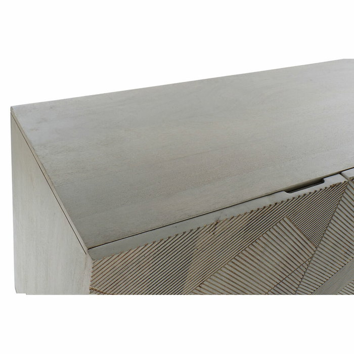DKD Home Decor Buffet de Mango y Metal Gris y Dorado