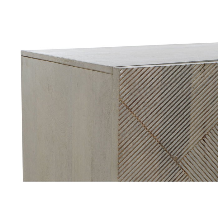 DKD Home Decor Buffet de Mango y Metal Gris y Dorado