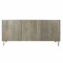 DKD Home Decor Buffet de Mango y Metal Gris y Dorado