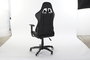 Silla Home Office DKD Home Decor Negro Blanco 55x139x70 cm