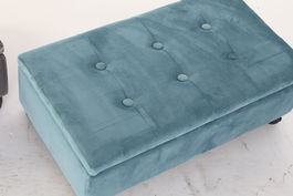 DKD Home Decor Descalzadora Viridian (Verde Azulado) Gris 39.5 x 24.5 x 70 cm (2 Unidades)