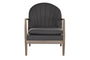 DKD Home Decor Butaca Moderno Gris Oscuro 69 x 89 x 68 cm