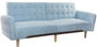 DKD Home Decor Cabecero de Cama Capitone Azul Celeste