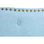 DKD Home Decor Cabecero de Cama Capitoné Azul Celeste