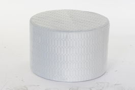 DKD Home Decor Sixties Reposapiés Azul Celeste 55 x 55 x 35 cm