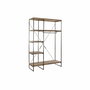 Armario ropero DKD Home Decor Marrón Negro Metal Madera de mango 130 x 47 x 205 cm