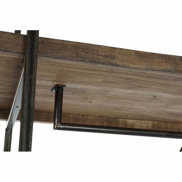 Armario ropero DKD Home Decor Marrón Negro Metal Madera de mango 130 x 47 x 205 cm